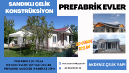 SANDIKLI PREFABRİK ÇELİK EVLER