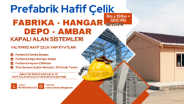 1200 m2 PREFABRİK MODÜLER DEPO FİYATLARI