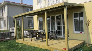 Bodrum Ahşap Pergole