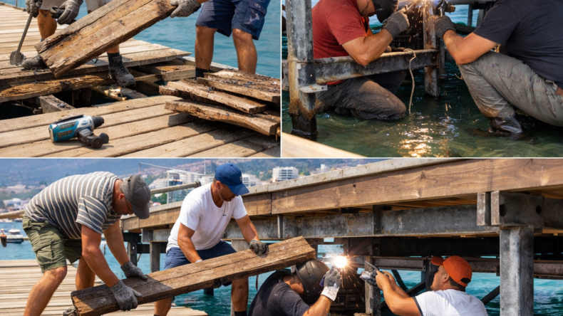 Bodrum Muğla İskele Yapımı, Çelik Platform ve İskele Bakım Hizmetleri