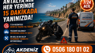 Antalya Motosiklet Yol Yardım Hizmeti