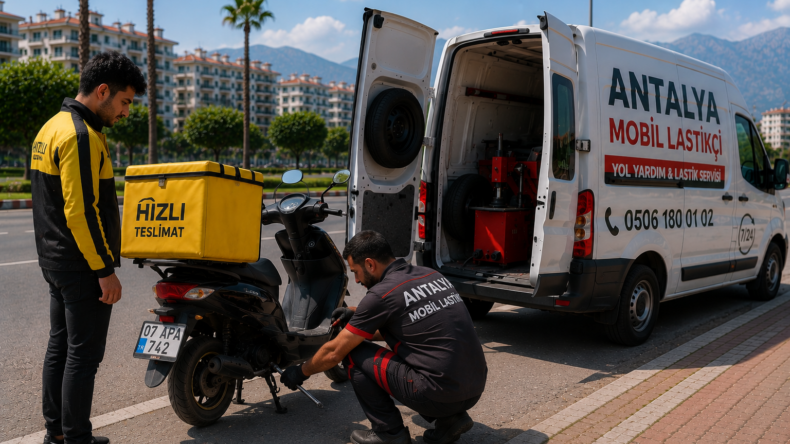 Kepez Motosiklet Lastikçi | 7/24 En Yakın Yol Yardım